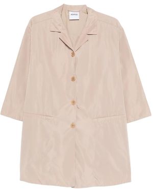 Aspesi Button Front Coat - Natural