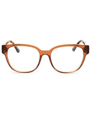 Lacoste Round-Frame Glasses - Brown