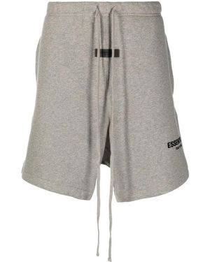 Fear Of God Logo-Detail Drawstring Shorts - Grey