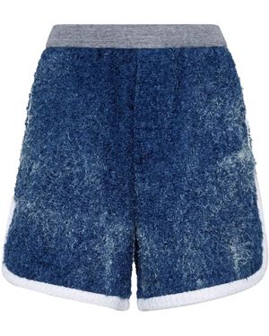 DSquared² テクスチャード ショートパンツ - ブルー