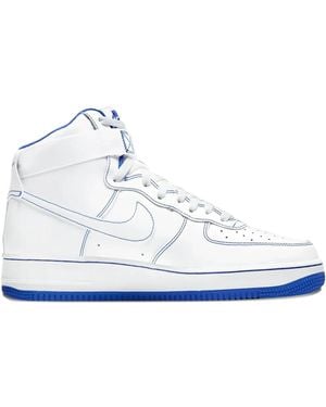 Nike Air Force 1 High Stitch Royal" Sneakers - White