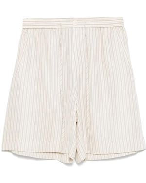Rohe ストライプ ショートパンツ - ホワイト