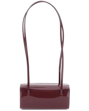 Faune Mie Patent Leather Mini Bag - Purple