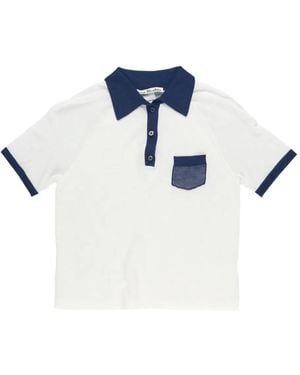 Acne Studios Poloshirt Mit Kurzen Ärmeln - Blau