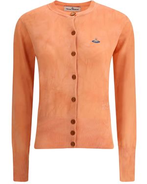 Vivienne Westwood Orb-Embellished Cardigan - Orange