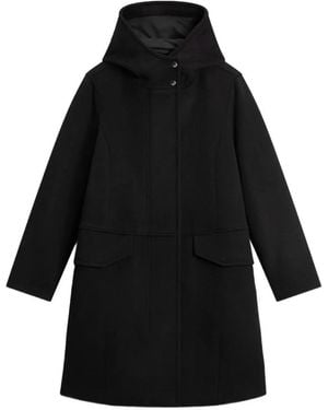 Woolrich Melton Hooded Parka - Black