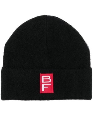 BY FAR Beanie Mit Logo-Patch - Schwarz