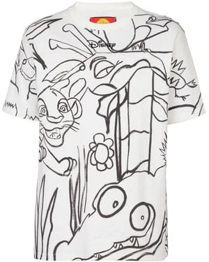 Balmain Maglietta Lion King X Disney - Bianco