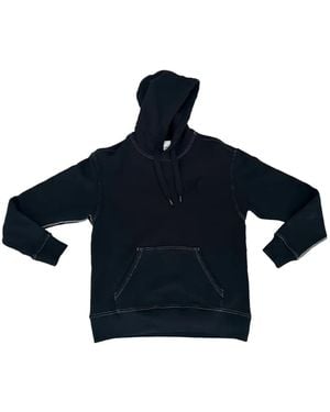 Isabel Marant Embroidered-logo hoodie - Azul