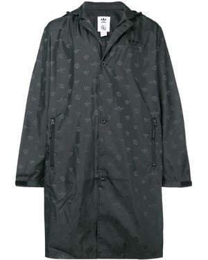 adidas Long Brand Raincoat - Grey