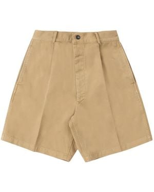 Fortela Jillian Buttoned Pocket Shorts - Natural
