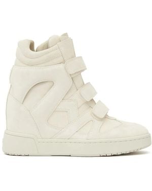 Isabel Marant Im3 Sneakers Met Verborgen Sleehak - Naturel