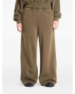 Gap Washed-Effect Track Trousers - Brown