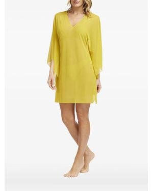 Fisico Jacke mit V-Ausschnitt - Gelb