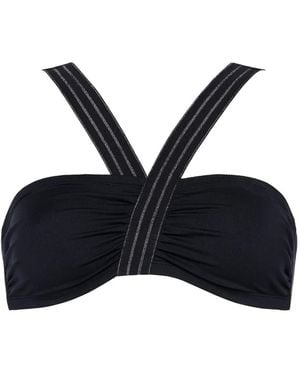 Eres Rendez-Vous Cross-Strap Bikini Top - Black