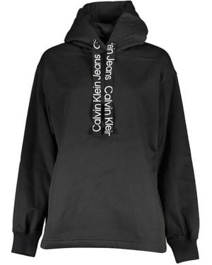 Calvin Klein Sudadera Con Cordones Y Logo - Negro