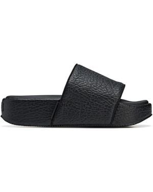 Y-3 Strukturierte Pantoletten - Schwarz