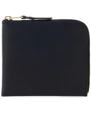 Comme des Garçons Compact Zipped Wallet - Blue