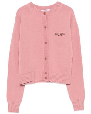 Givenchy Cropped Cardigan - Pink