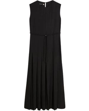 Scotch & Soda Pleated Maxi Dress - Black