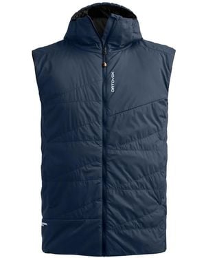 Ortovox Piz Duan Quilted Hooded Gilet - Blue