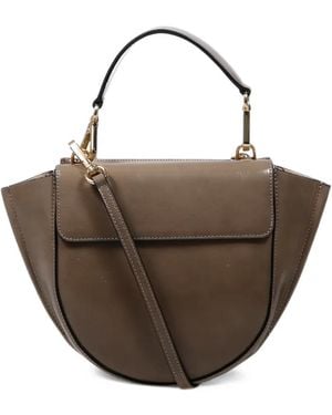 Wandler Hortensia Leather Tote Bag - Brown