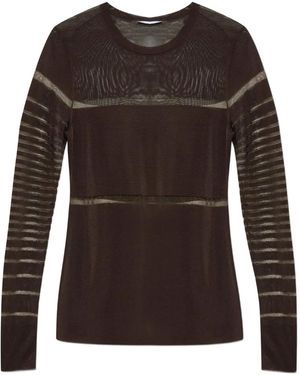 Helmut Lang Layered Long-Sleeve Top - Brown