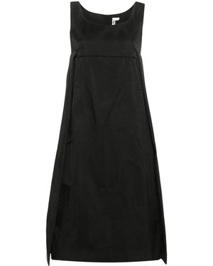 Comme des Garçons Patterned-Jacquard Sleeveless Dress - Black