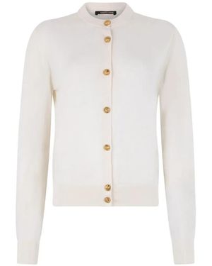Roberto Cavalli Button-Up Cardigan - White