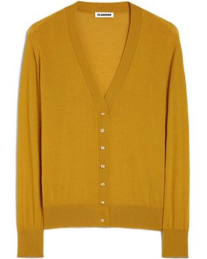 Jil Sander Knitted Cardigan - Yellow