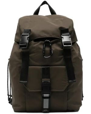 A.P.C. Buckle-Fastening Backpack - Black