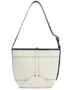 KENZO Wendbare Utility Kuriertasche - Weiß