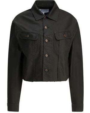 Maison Margiela Four-Stitch Detailed Jacket - Black