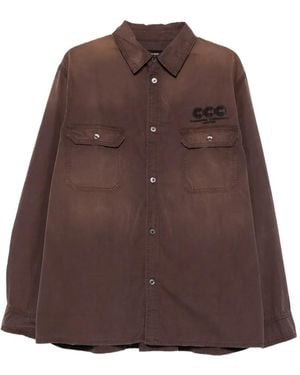 Willy Chavarria Corcoran Overshirt - Brown