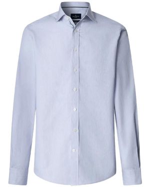 Hackett Camisa A Rayas - Azul