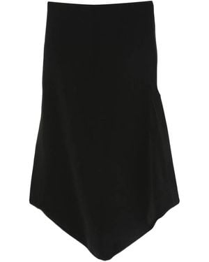 Jean Paul Gaultier Gonna Midi Asimmetrica - Nero