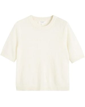 Chinti & Parker Cashmere T-Shirt - White