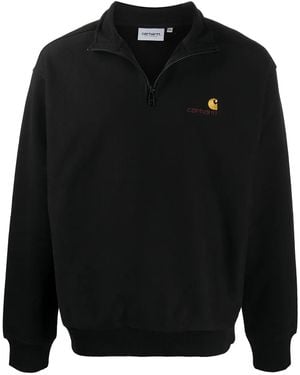 Carhartt ロゴ スウェットシャツ - ブラック