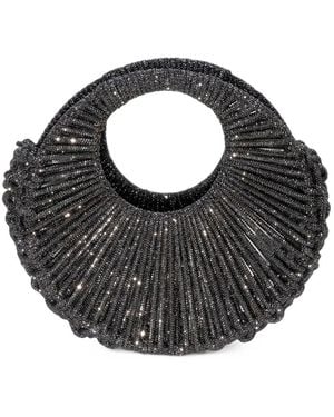 HIBOURAMA Jaya Crystal-Embellished Tote Bag - Black