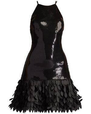Tadashi Shoji Leni Sequined Mini Dress - Black
