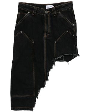 VAQUERA Falda asimétrica - Negro