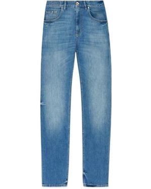 Eleventy Five-Pocket Denim Jeans - Blue