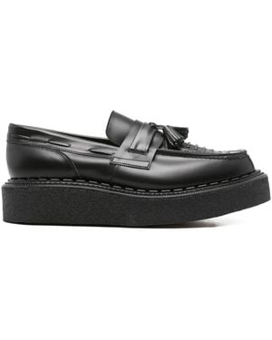 Comme des Garçons X George Cox Tassel Loafers - ブラック