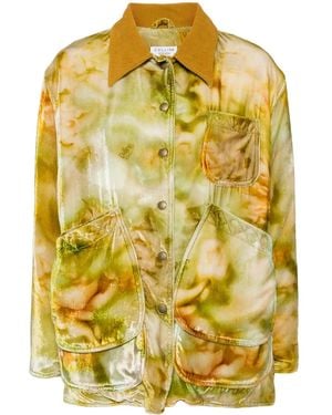 Collina Strada Molten Floral Jacket - Yellow