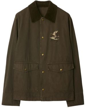 Burberry Cotton Field Jacket - Green