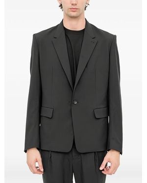 The Viridi-anne Wool Single-Breasted Blazer - Black
