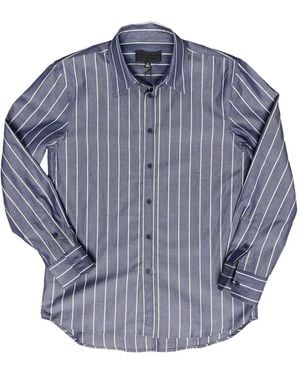 Nili Lotan Raphael Striped Shirt - Blue