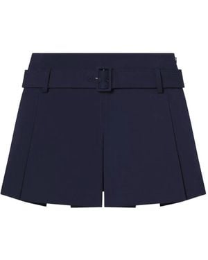 A.L.C. Shorts mit Falten - Blau