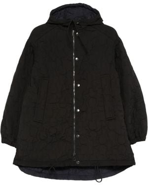 Konrad Anna Hooded Coat - Black
