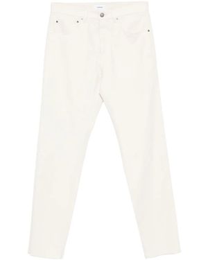 Lardini Vaqueros rectos con botones - Blanco